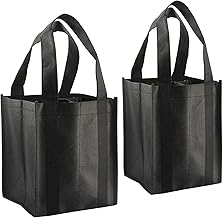 GWAWG 2 Pezzi Borsa per Bottiglie, Borsa Bottiglie di Vino 6/4 Portabottiglie, con Maniglia la Pesca, Il Campeggio, I Viaggi, lo Shopping, Stoccaggio