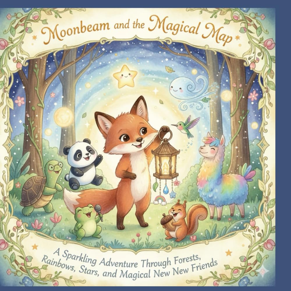 Moonbeam and the Magical Map: A Charming Adventure Through a World of Friendly Animals