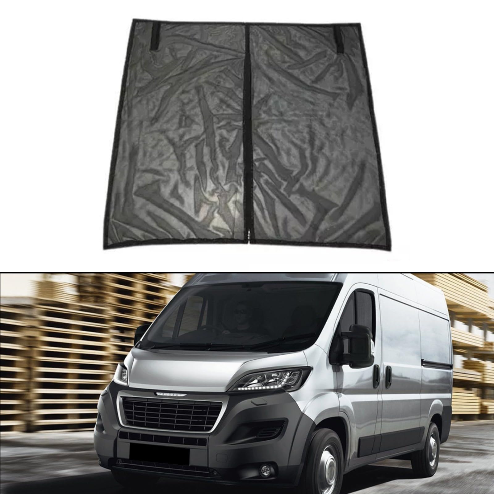 Gettimore Fliegengitter für Wohnmobile, Schiebetür, Insektenschutz, Nylon, hochdichtes Netzgewebe, Auto-Markise für Camping, Van, Wohnwagen, Wohnmobil 