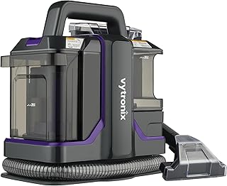 Vytronix SWASH450P Spot Cleaner | Spot & Stain Remover | Clean Up Spills & Pet Messes from Carpets, Stairs, Upholstery & Car Seats | Self Cleaning Function, 450W, 1L Capacity Twin Tank Spot Washer