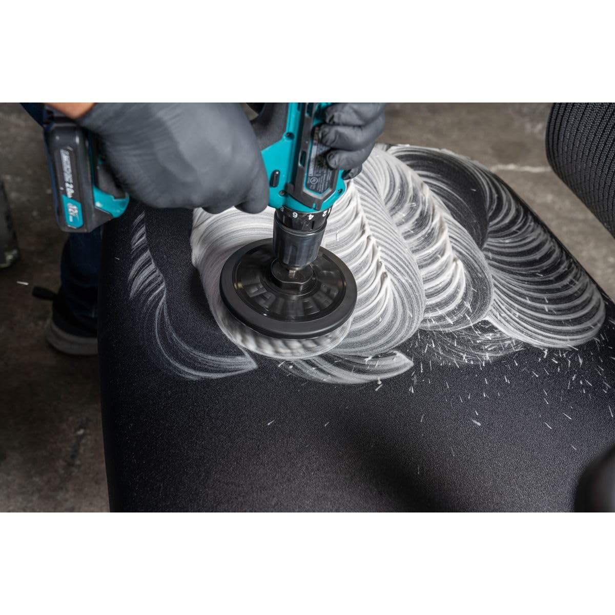 Chemical Guys ACC506 Light Duty Spinner Multi-Surface Drill Brush Attachment Fits Any Standard Drill - Power Scrubber Removes — view 6