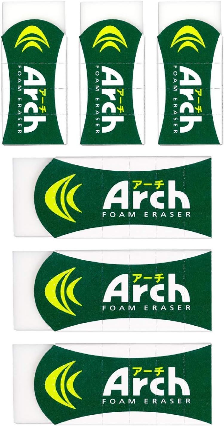 Sakura Color eraser arch set RAF60100-6P Each 3 pieces
