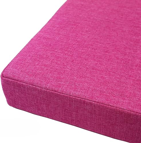 Miniatura 14 de QQXX Cojín de banco para exteriores e interiores, cojín inferior antideslizante impermeable, para muebles de jardín, patio, silla de banco, cojín