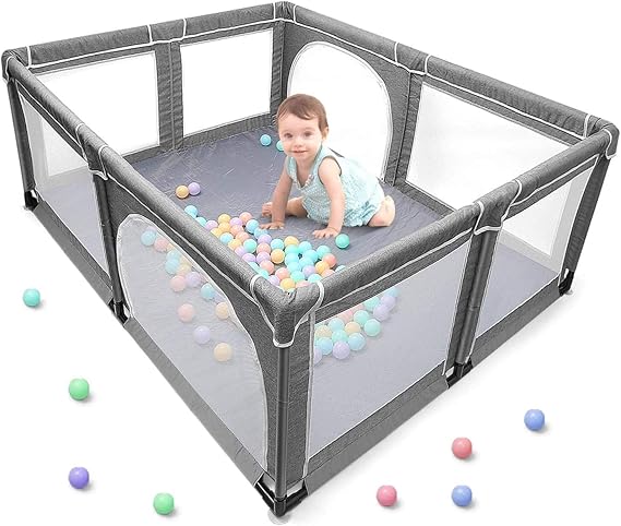 Zwr Parc Pour Bebe Extra Large Centre D Activites Pour Enfants En Interieur Et En Exterieur Avec Base Antiderapante Filet Doux Et Respirant Cloture Pour Enfants Taille Zwr Parc Pour Bebe Extra Large Centre D Activites Pour Enfants En Interieur Et En Exterieur Avec Base Antiderapante Filet Doux Et Respirant Cloture Pour Enfants Taille