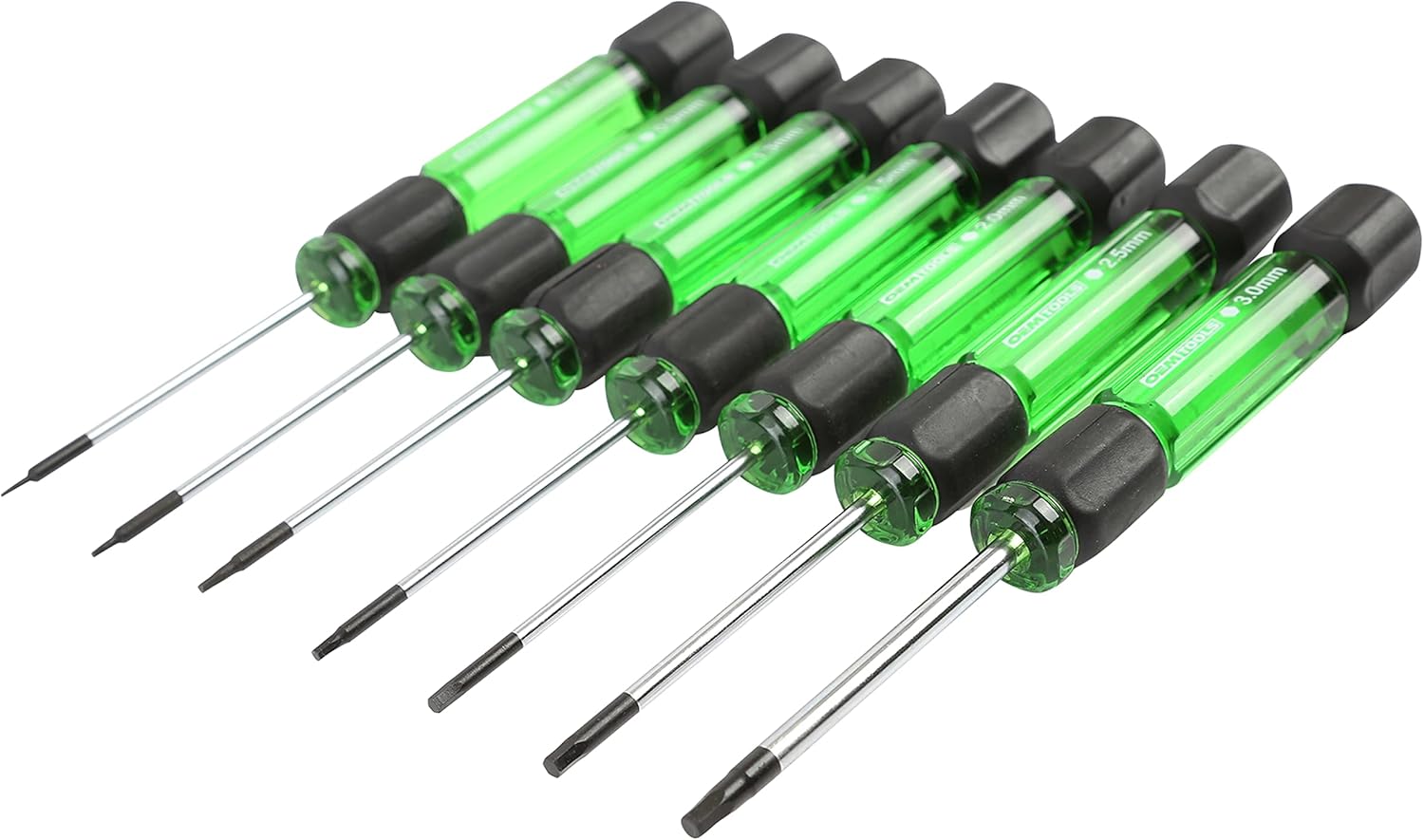OEMTOOLS 22559 6 Piece Precision Torx Screwdriver Set, Mini Screwdriver Set for Electronics and Small Fasteners in Tight Spaces, Magnetic T5–T10 Torx Drivers, Chrome Vanadium Steel