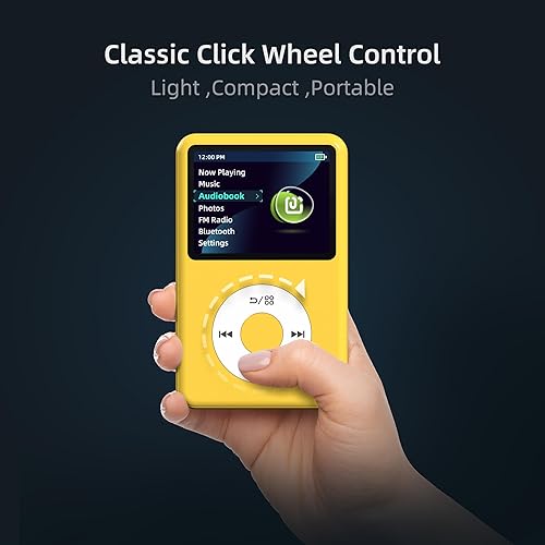 Miniatura 7 de Innioasis Reproductor de MP3 de 128G con Bluetooth, 2.4 pulgadas, portátil, mini sonido HiFi, Bluetooth, Walkman, reproductor de música digital,