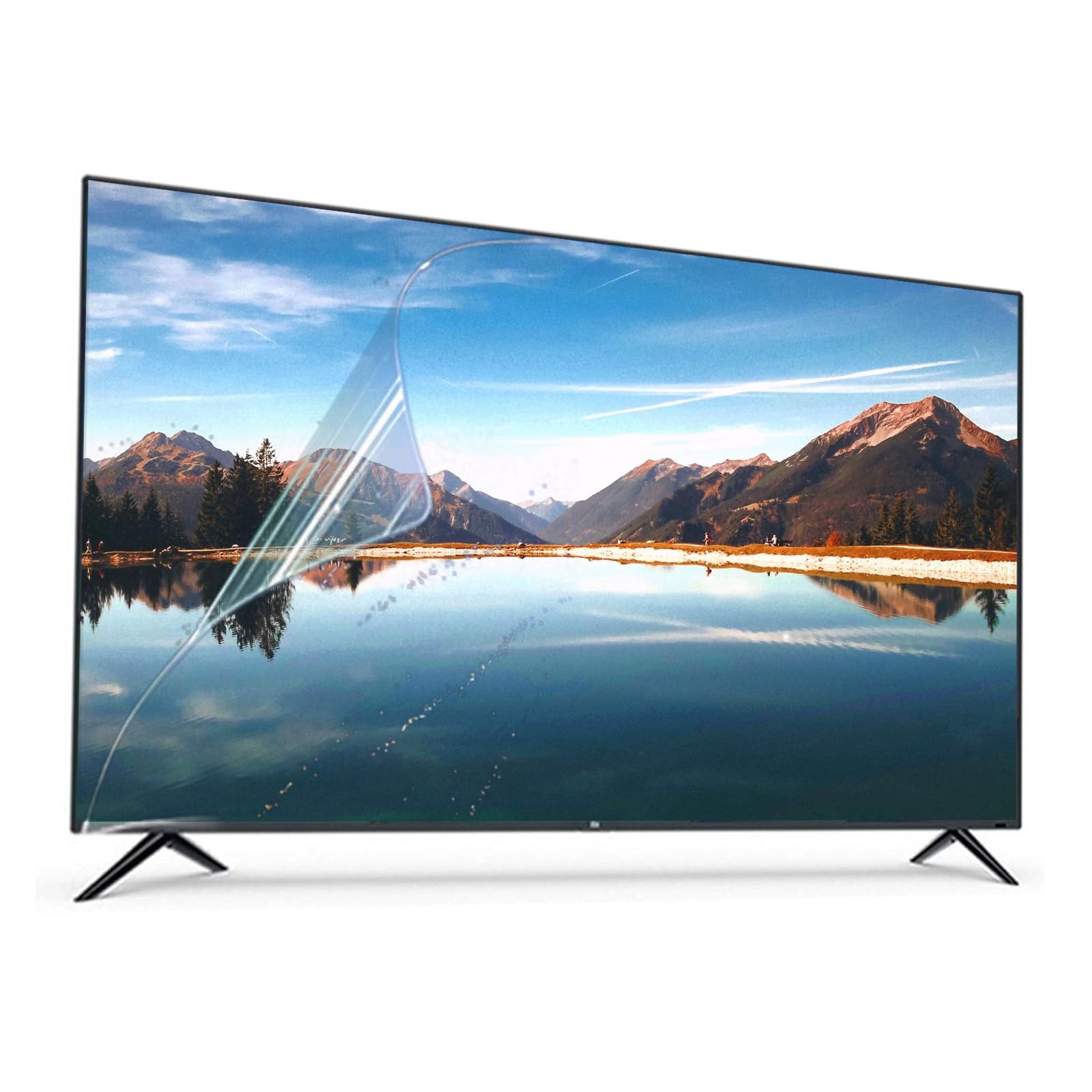 48-58 Zoll TV-Displayschutzfolie, Filter, der UV- und blaues Licht von Filterfolie blockiert, TV-Displayschutzfolie ohne Blase, kratzfester Verletzungsfilm,48in