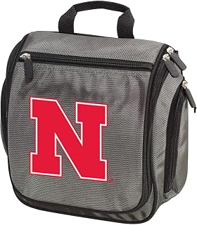 University of Nebraska Toiletry Bags or Huskers Shaving Kits for Men - HANGABLE Travel Bag
