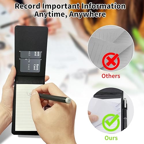 Miniatura 5 de Juego de soporte para bloc de notas de bolsillo pequeño con tema de cita de playa, incluye mini soporte para bloc de notas de bolsillo con 50 hojas