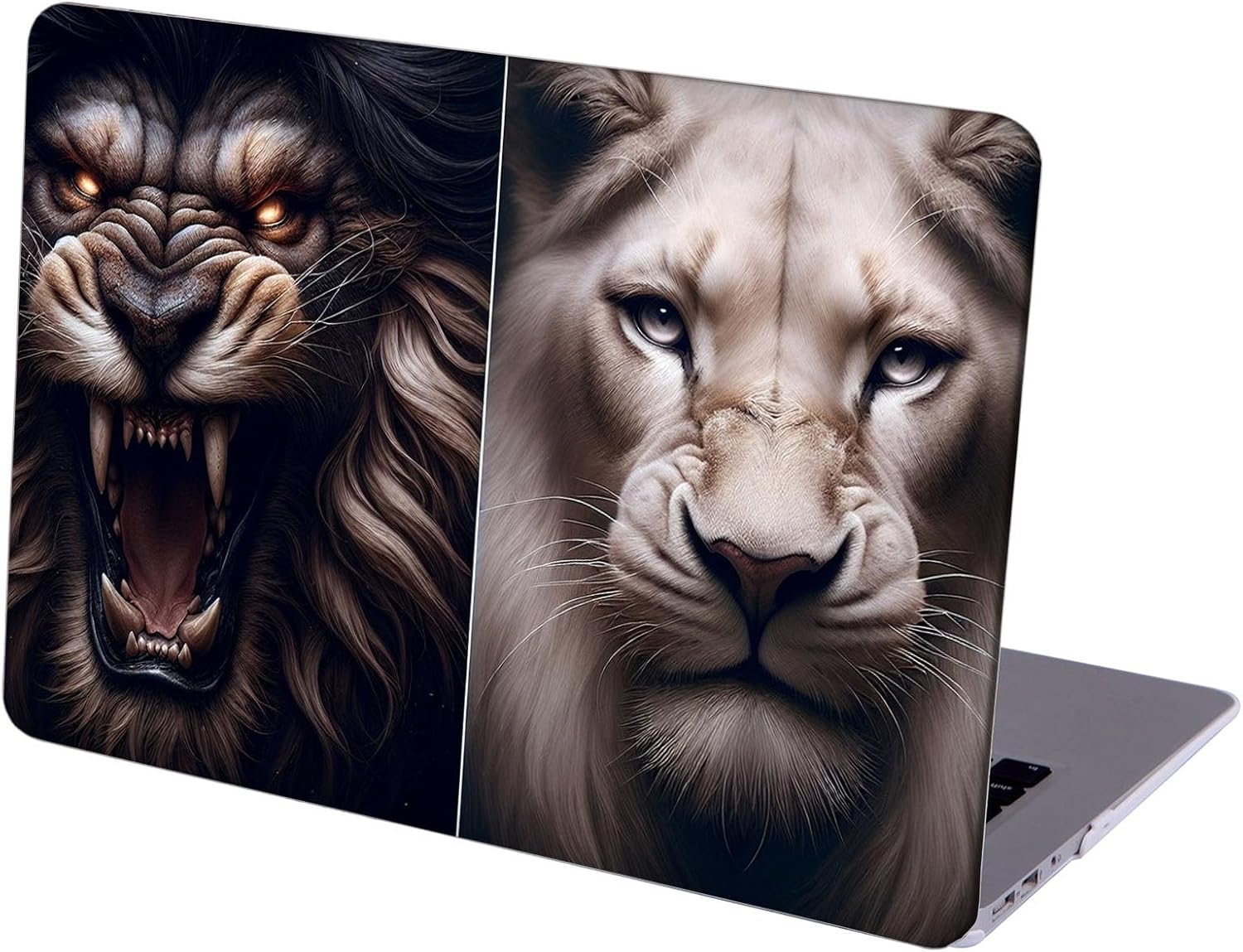 Compatible with MacBook Neo 13-inch, Hard Shell Case with Keyboard Cover and Screen Protector (A3404 A18 Pro chip, 2026 Release) - Lions MC23127
