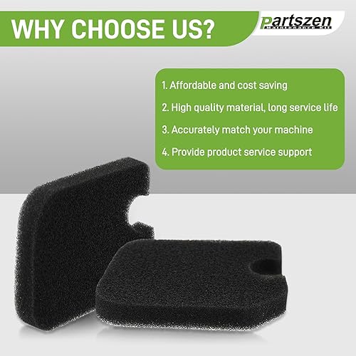 Miniatura 6 de 753-06954 Filtro de aire para MTD Troy Bilt TB21EC TB27BC TB32EC TB42BC TB80EC TB2040XP TB2044XP Desbrozadora de recortadora, paquete de 8