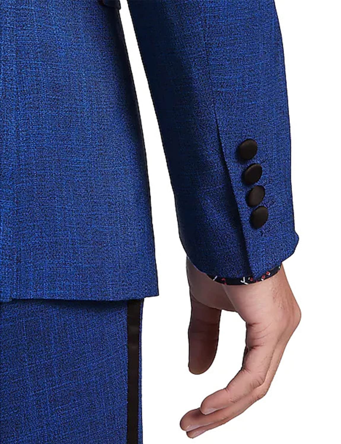 Uomo Abito in Lino Un Pulsante Daily Smoking Giacca e Pantaloni