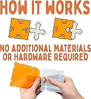 Vista 5 de Creatto Sunshine Sabertooth & Ferocious Friends Light-Up 3D Puzzle Kit Includes Creatto Puzzle Pieces to Make Illuminated Craft Creations, Tiger