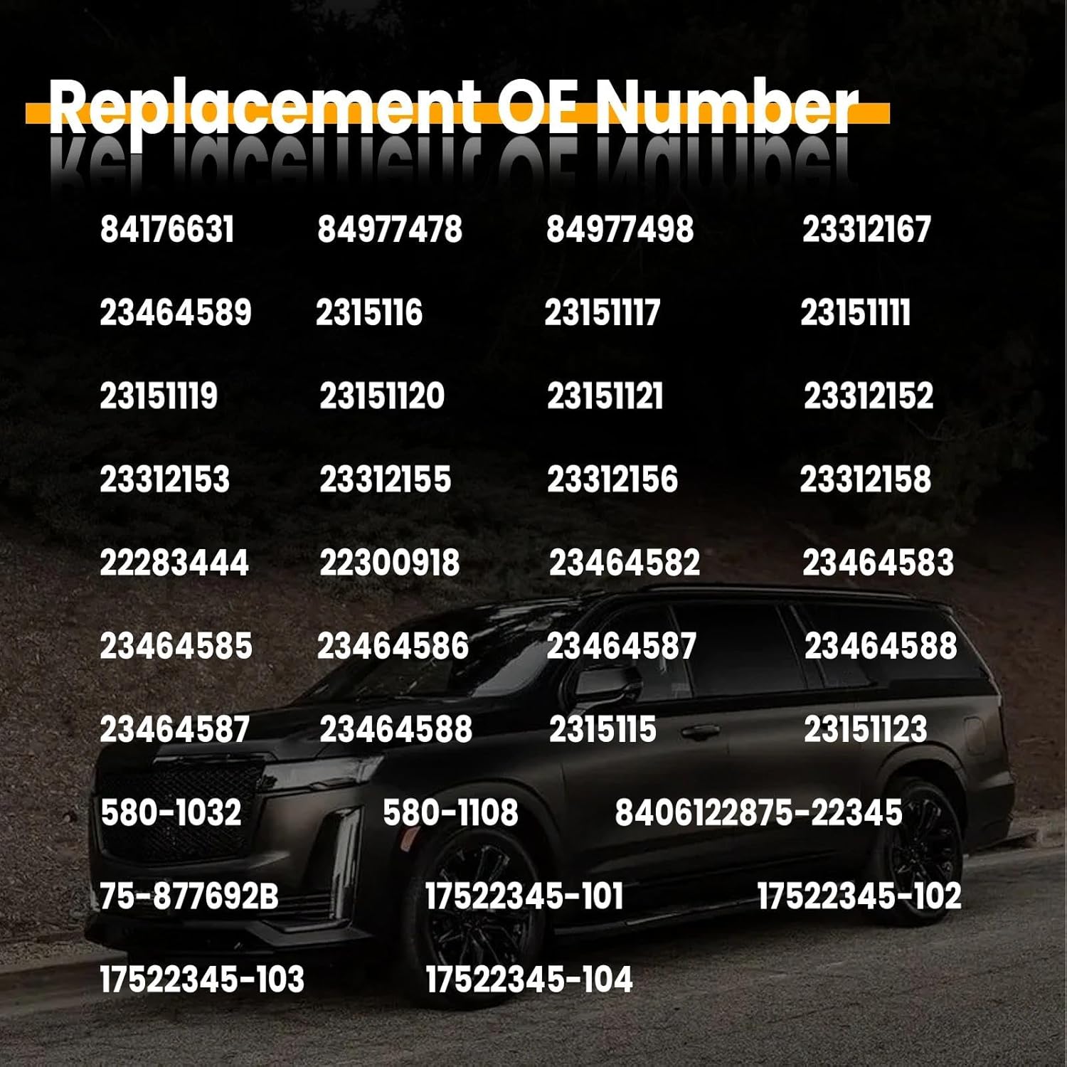 84176631 84977478 2PCS Front Shock Absorber Struts Complete Assembly W/Magnetic Assy with Spring Compatible With 2015-2021 Cadillac Escalade Chevy Tahoe Suburban Silverado GMC Sierra 1500 Yukon (XL)