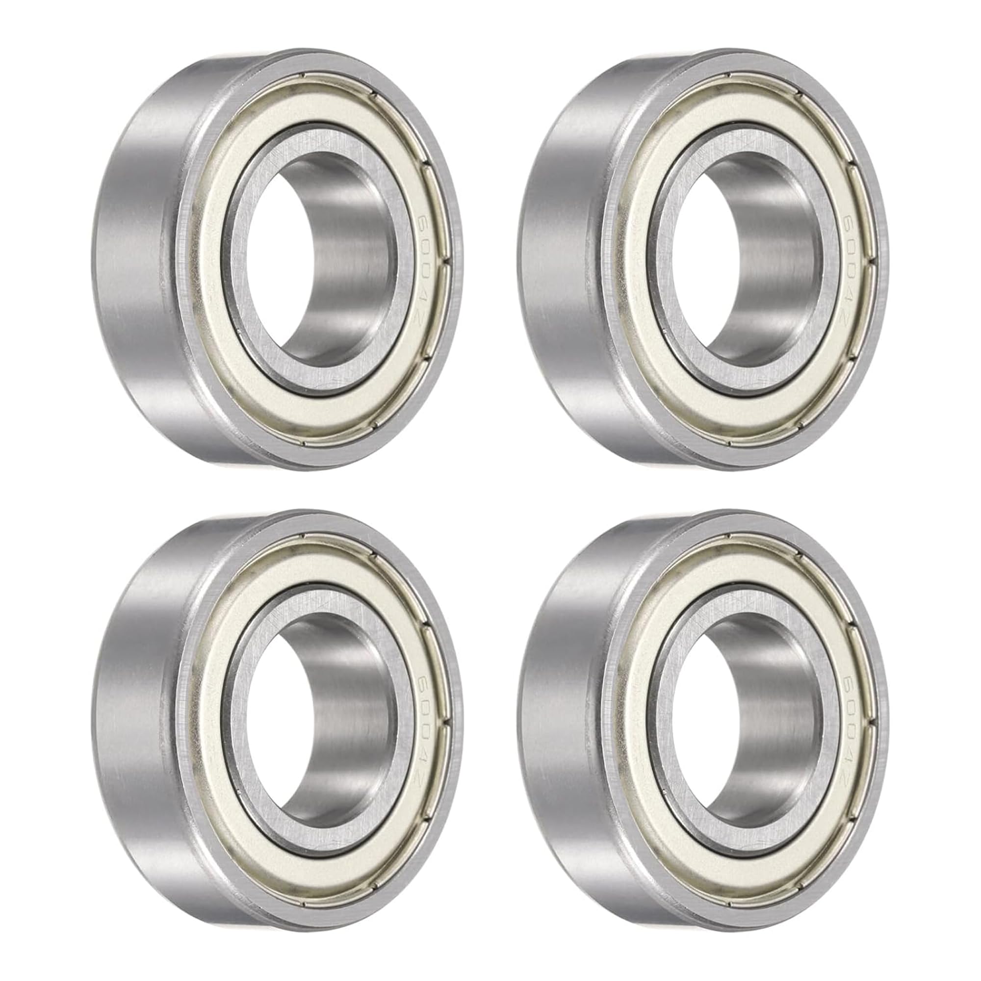 XERFU 6004 ZZ 4 Pieces, Z3 V3 HQ, 20mm ID x 42mm OD x 12mm Width, Chromium Steel Ball Bearing-image-15