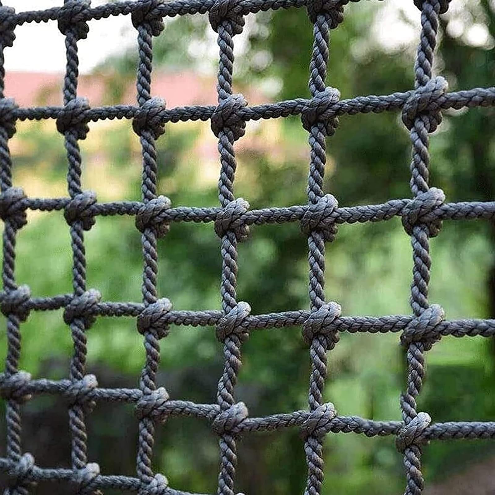 Yoeoefuo Protective Net Safety Mesh Barrier Net Cat Net 1 x 1 m - 6 x 10 m Various Sizes Indoor and Outdoor Children Climbing Safety Net Durable Load Rope Net Fall Net for Playground (1 x 12 m)