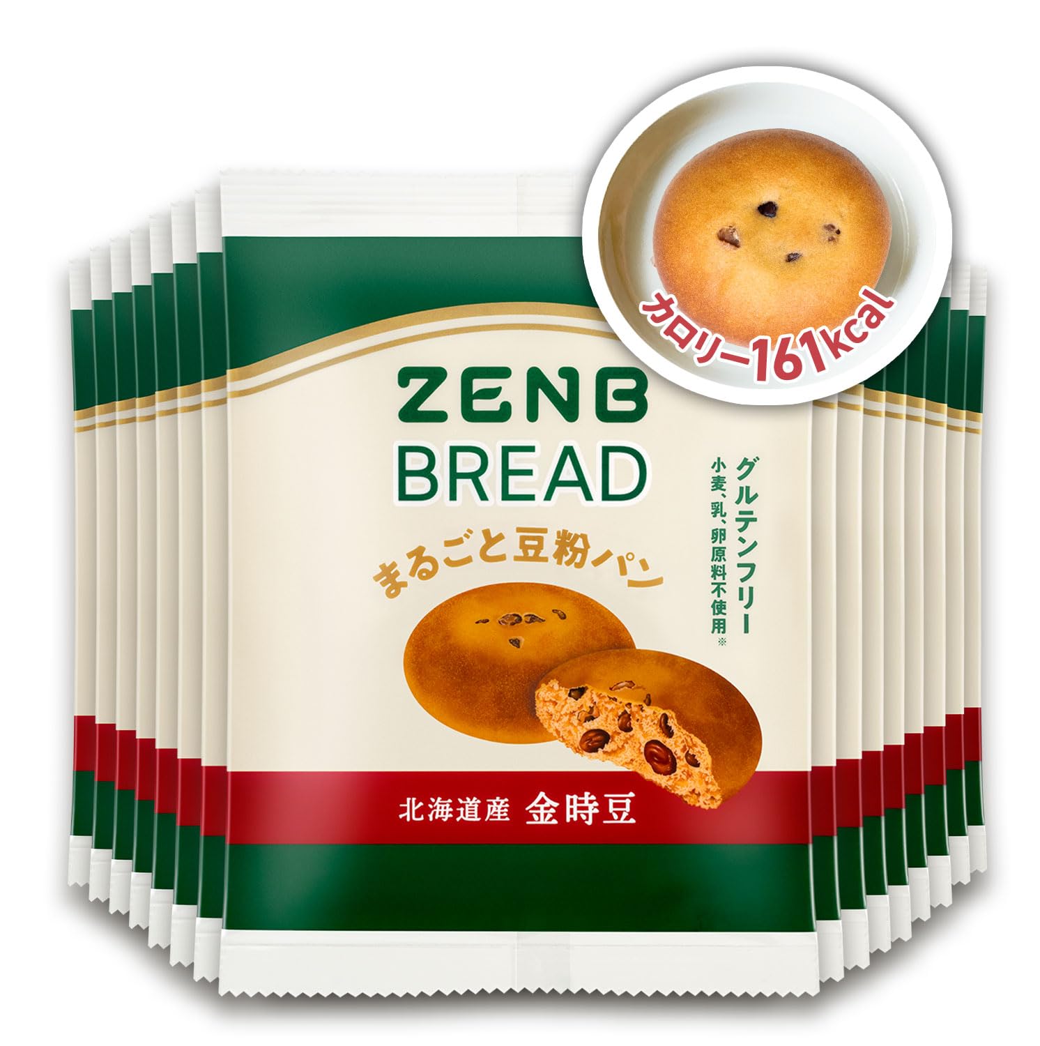 ゼンブブレッド ZENB BREAD 豆粉パン 糖質オフ きなこあん きな粉 ZENB ゼンブブレッド パン 4種32個 糖質オフ グルテンフリー 糖