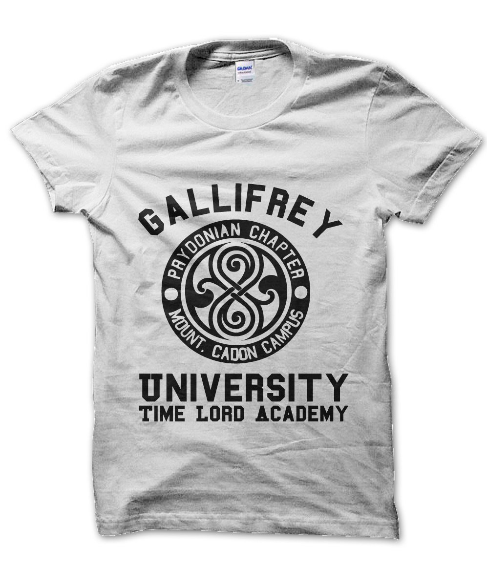 Clique Clothing White Gallifrey University T-Shirt (, Xl)