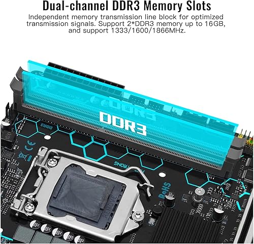 Miniatura 3 de SHANGZHAOYUAN Placa base H97 Strong LGA 1150 para procesador Intel Core i7i5i3E3 de 4 generación (Mini ITX, DDR3, PCIe 3.0, NVME M.2, SATA 6Gbs,