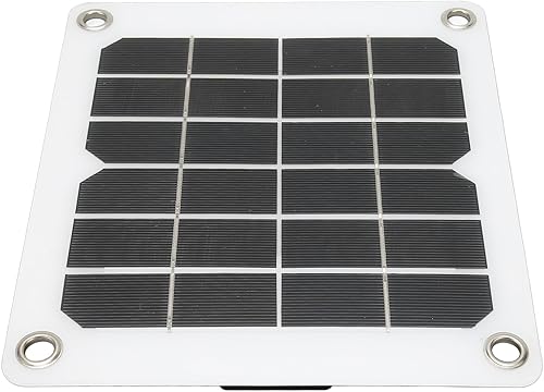 Miniatura 9 de Asixxsix Cargador de panel solar de 5 V 20 W, panel solar monocristalino de 0-1000 mA con doble salida USB, panel solar portátil para cámaras de