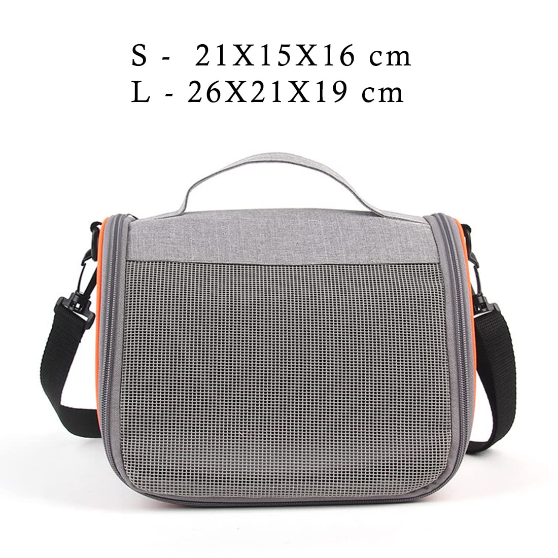FUNAT Portable Kitten Travel Bag, Hamster Takeaway Bag, Breathable Mesh Odorless Pet Bag, Groundhog Chinchilla Takeaway Bag - Image 2