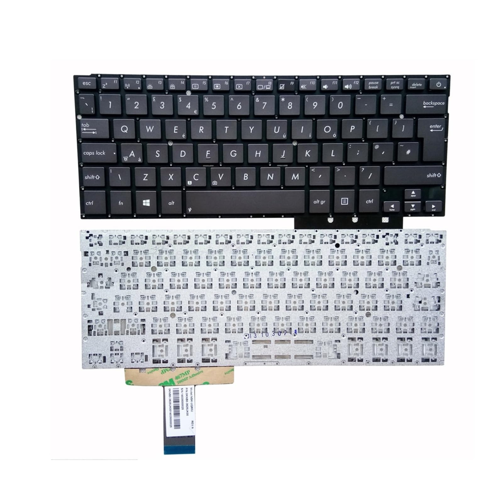 Clavier PC rétroéclairé ASUS Zenbook idéal pour travailler le soir