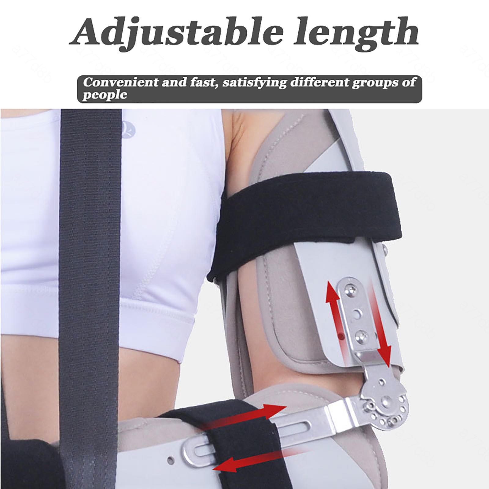 Ortezy na łokieć, Orteza łokcia z regulacją zakresu ruchu i stabilizatorem sling, rekonwalescencja po urazie sportowego, lewa strona(Left)