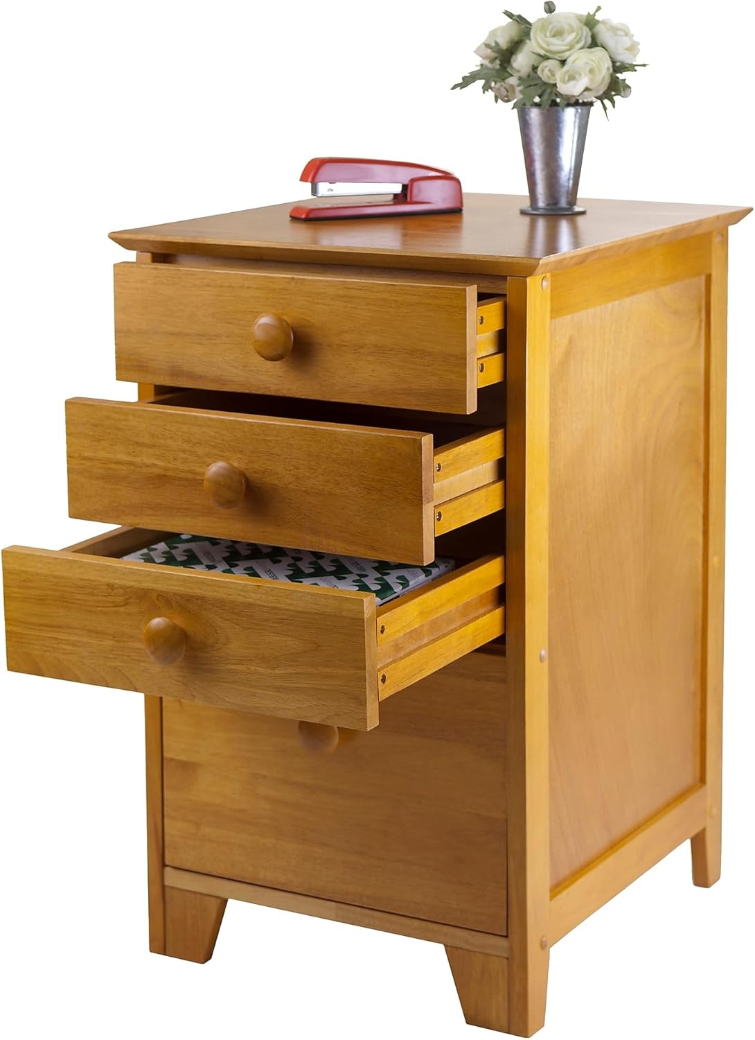 Winsome Studio Wood Filing Cabinet, Honey (99428)