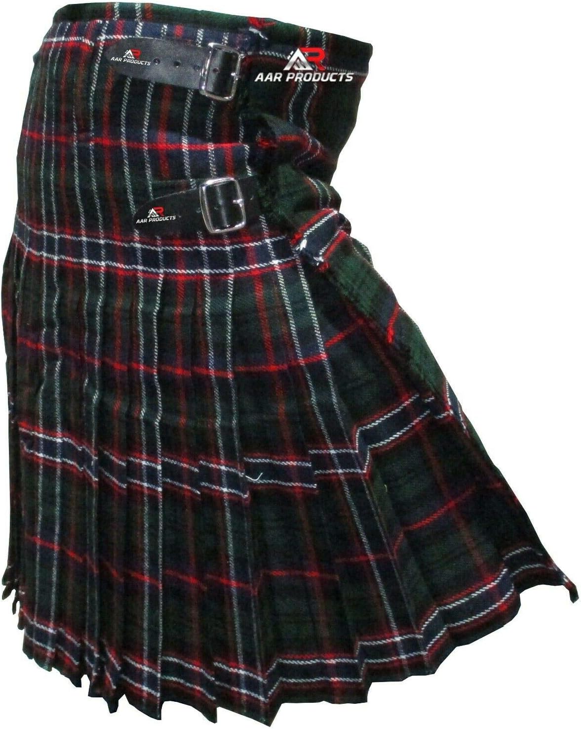 AAR Mens Kilt Scottish Tartan Kilt 13oz Highland Casual Kilt for Men 11 Tartans