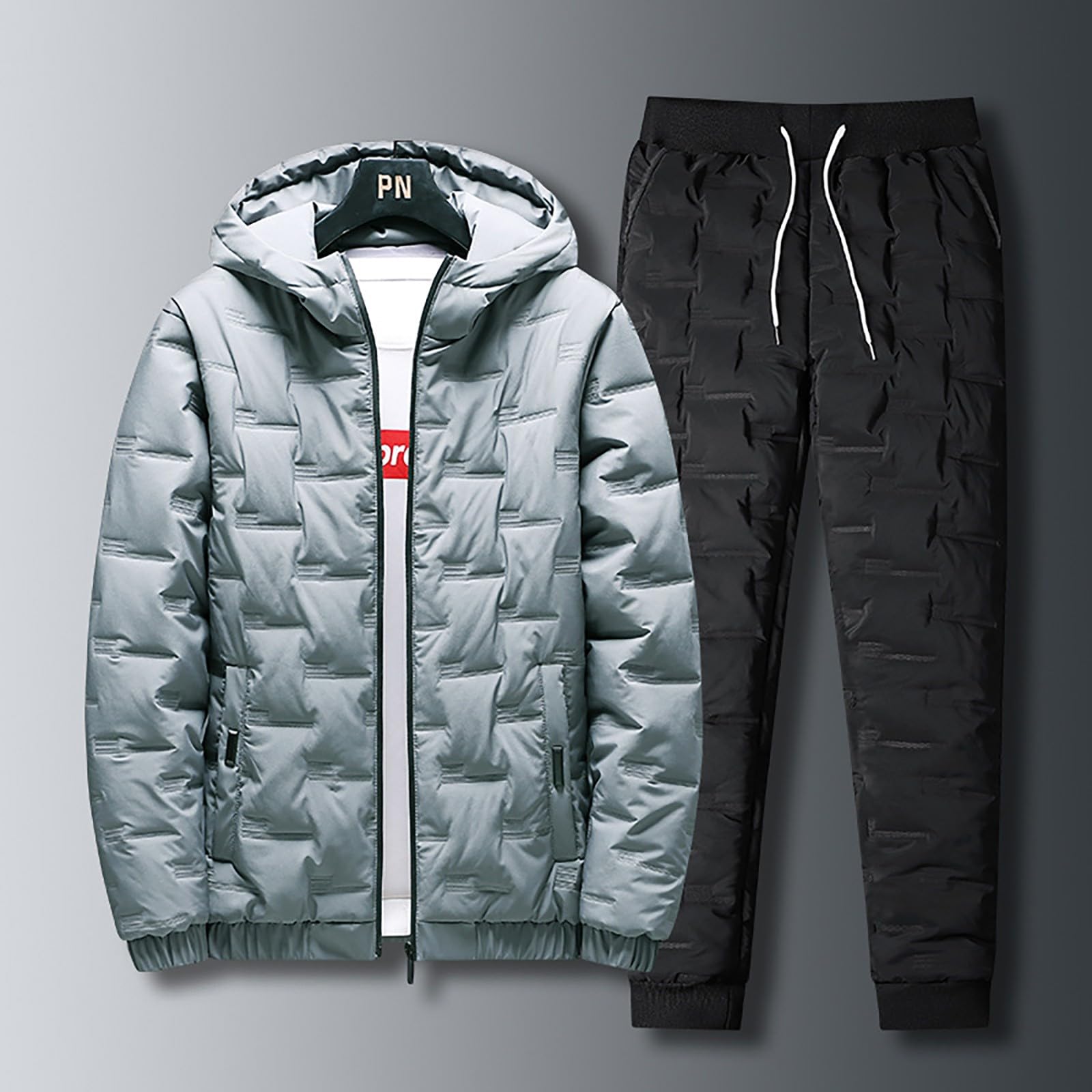 Chándal de hombre de felpa Y2k Chándal deportivo Y2k Chándal de dos piezas sudadera y pantalón de jogging Chándal para hombre en oferta deportiva Sweatshirt transpirable ropa deportiva otoño