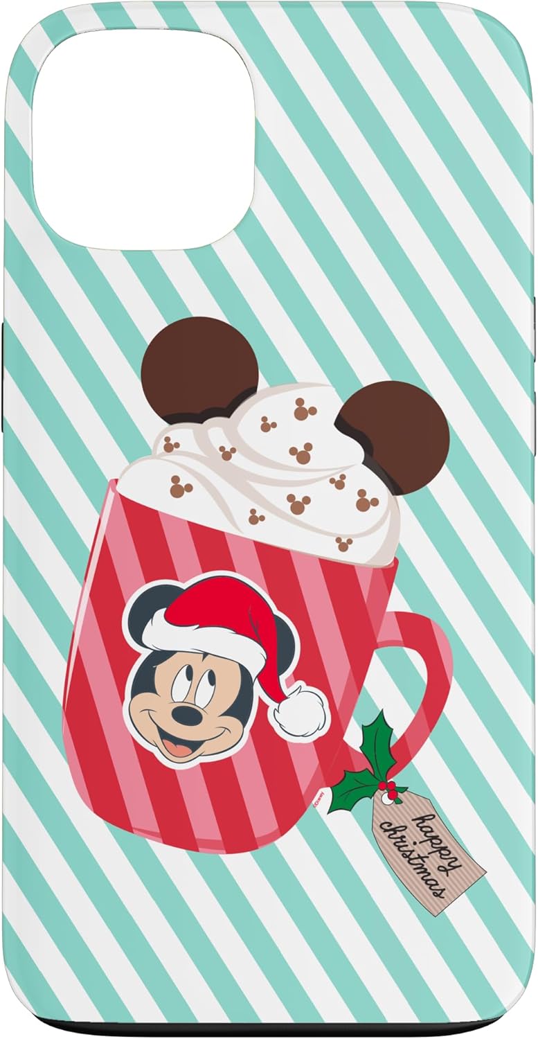 Disney Mickey Mouse Hot Chocolate Cocoa Mug Happy Christmas Case for iPhone 11