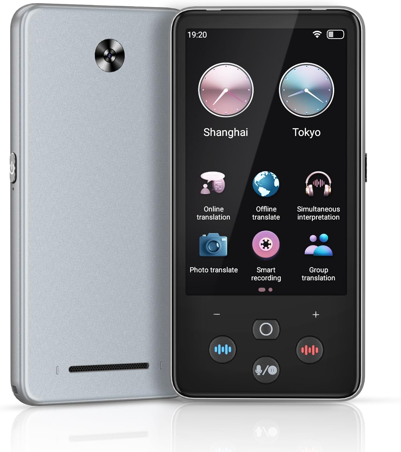 Language Translator Device, Real Time Translation Device for 138 Languages/Chatgpt/Offline/Recording/Photo Translator, 3.97" Touch Screen, Portable Translator for Business Travel Learning