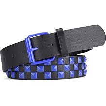 Women Faux Leather Belt Punk Rock Pyramid Gothic Casual Fashion Thick Gothic