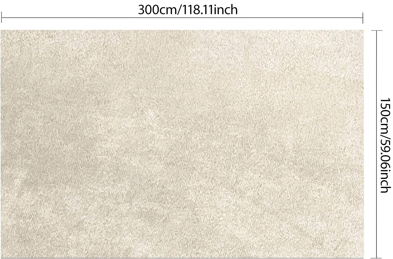 Tessuto in microfibra autoadesivo per abitacolo, effetto pelle scamosciata, effetto pelle scamosciata, tessuto elasticizzato in velluto, 300 x 150 cm (beige)
