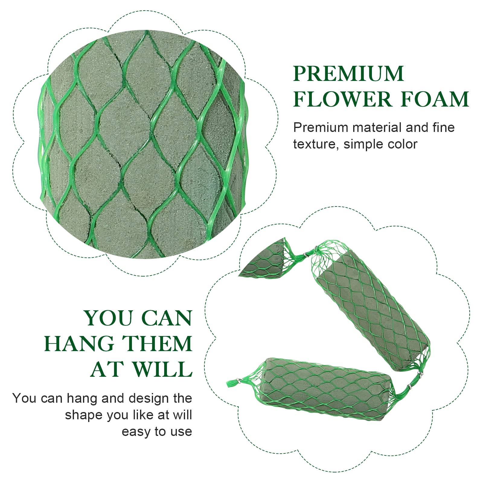 Veemoon 14PCS Floral Foam Netted Garland - Image 2