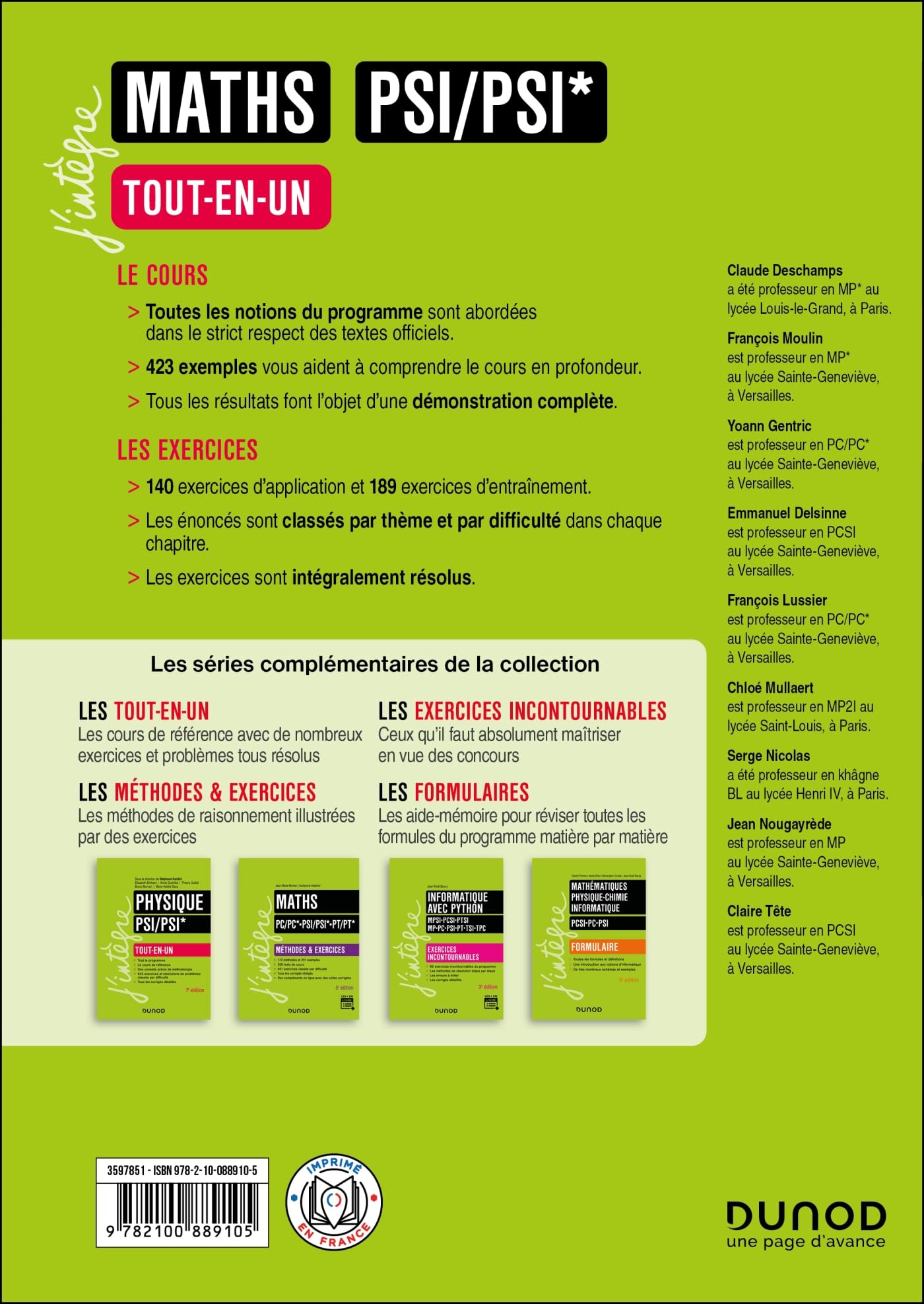 Maths Tout-en-un PSI/PSI* - 3e éd.