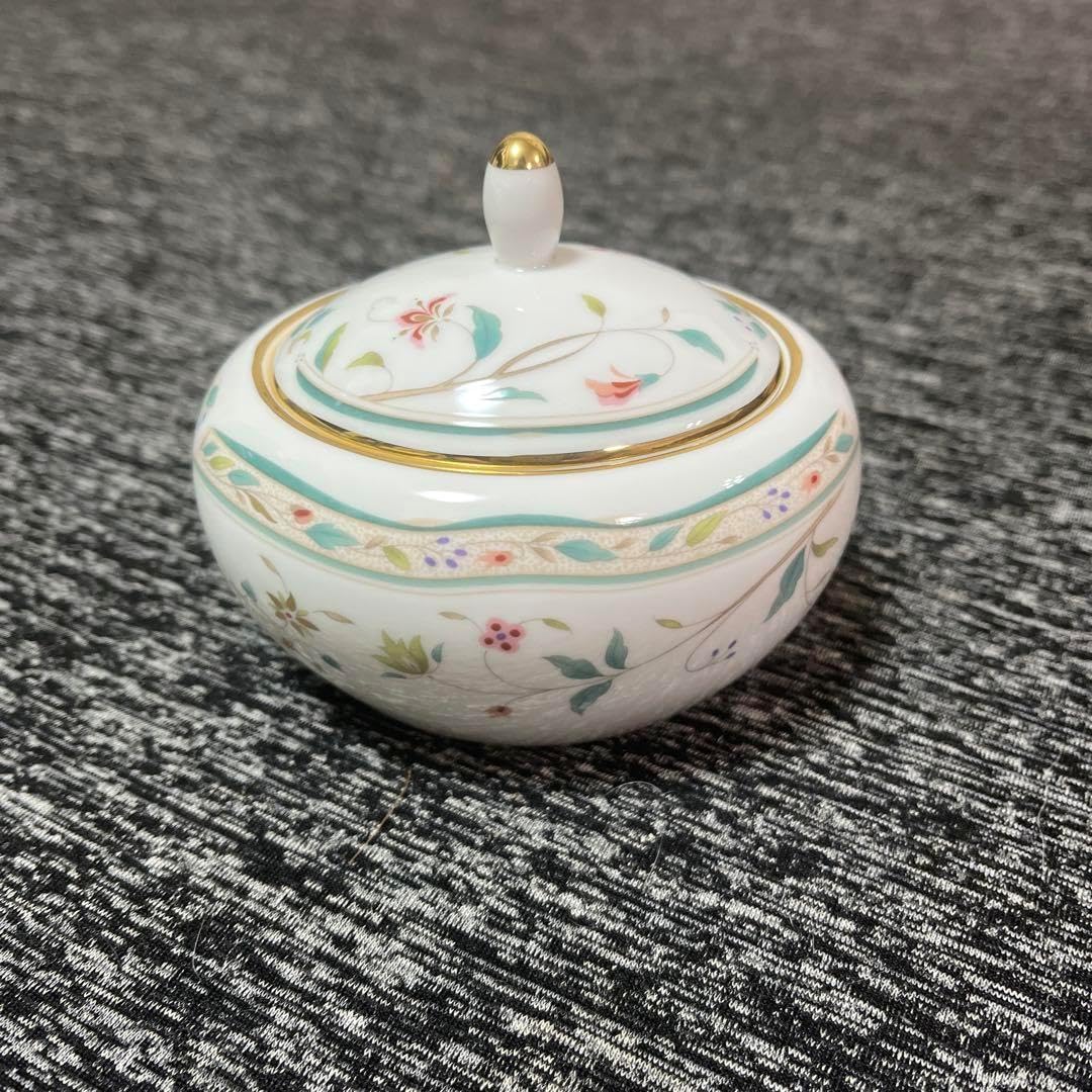 大倉陶園 ブルー￼ローズ シュガー& クリーマー シュガーポット ミルク