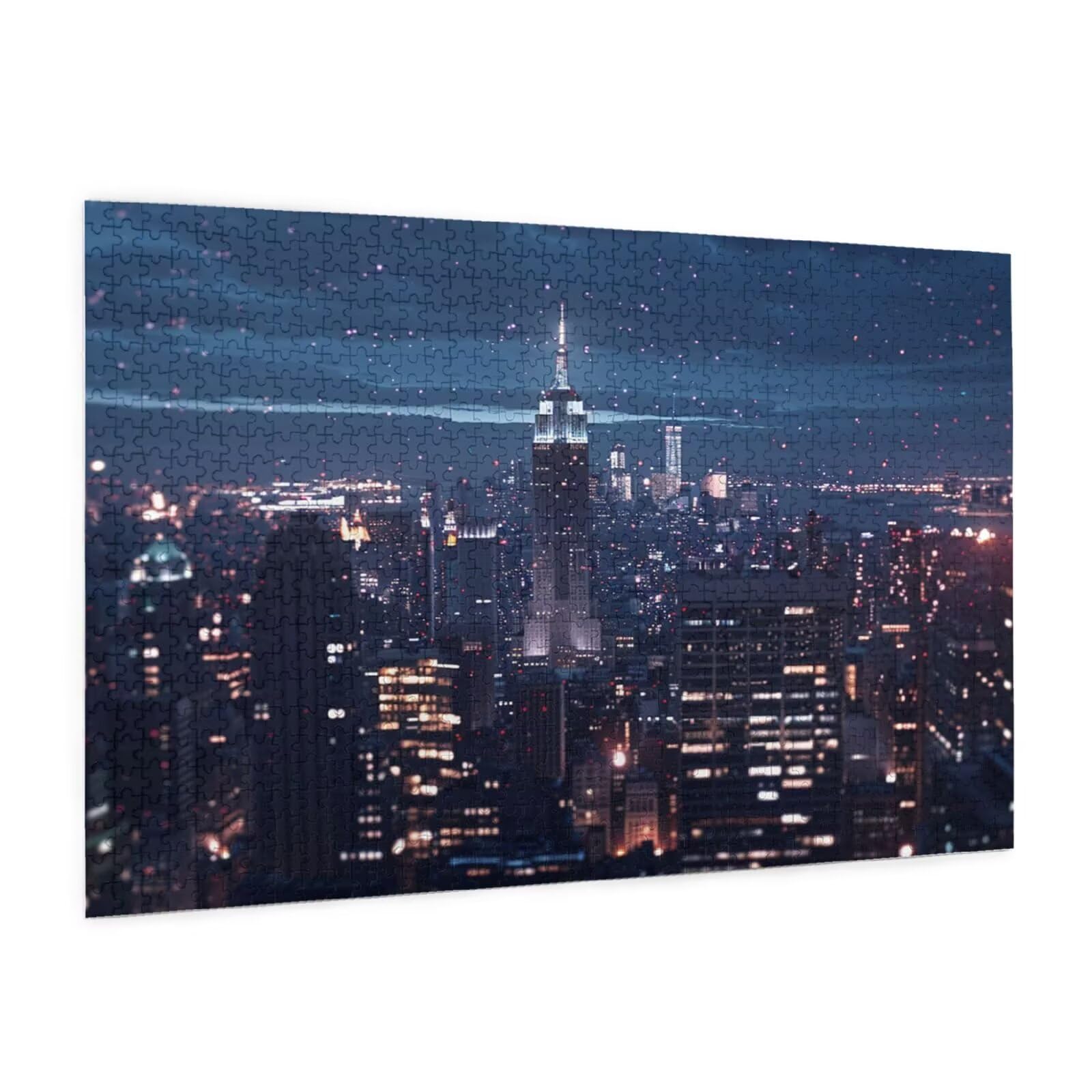 Puzzle miasto 1500 elementów, krajobraz, puzzle dla dorosłych, z pudełkiem na prezent, "zrób to sam", duże drewniane puzzle dla dorosłych, gra zręcznościowa dla całej rodziny, prezenty dla kobiet, 87