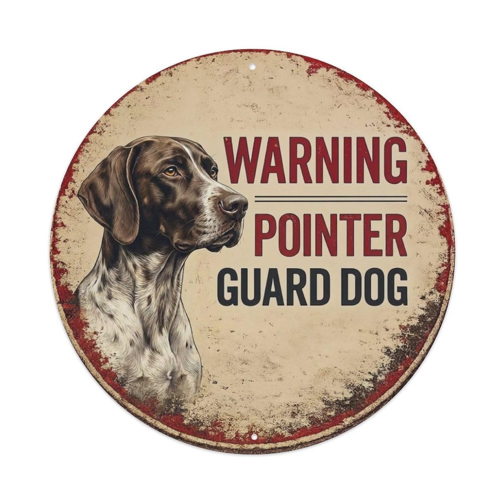 Tgrcjimh Style Metal Tin Sign Vintage Warning Pointer