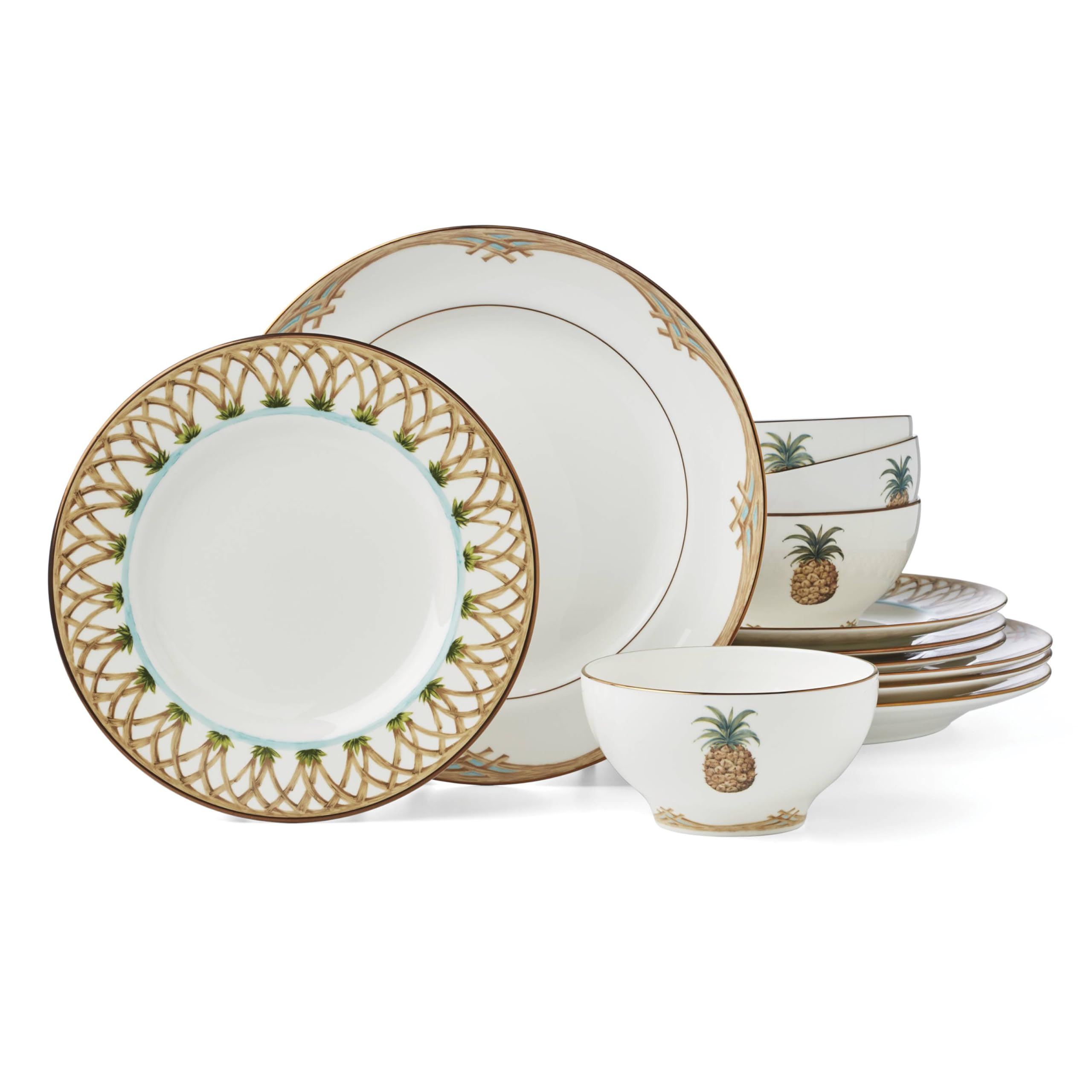 Amazon.com | Lenox 896692 British Colonial Bamboo 12-Piece