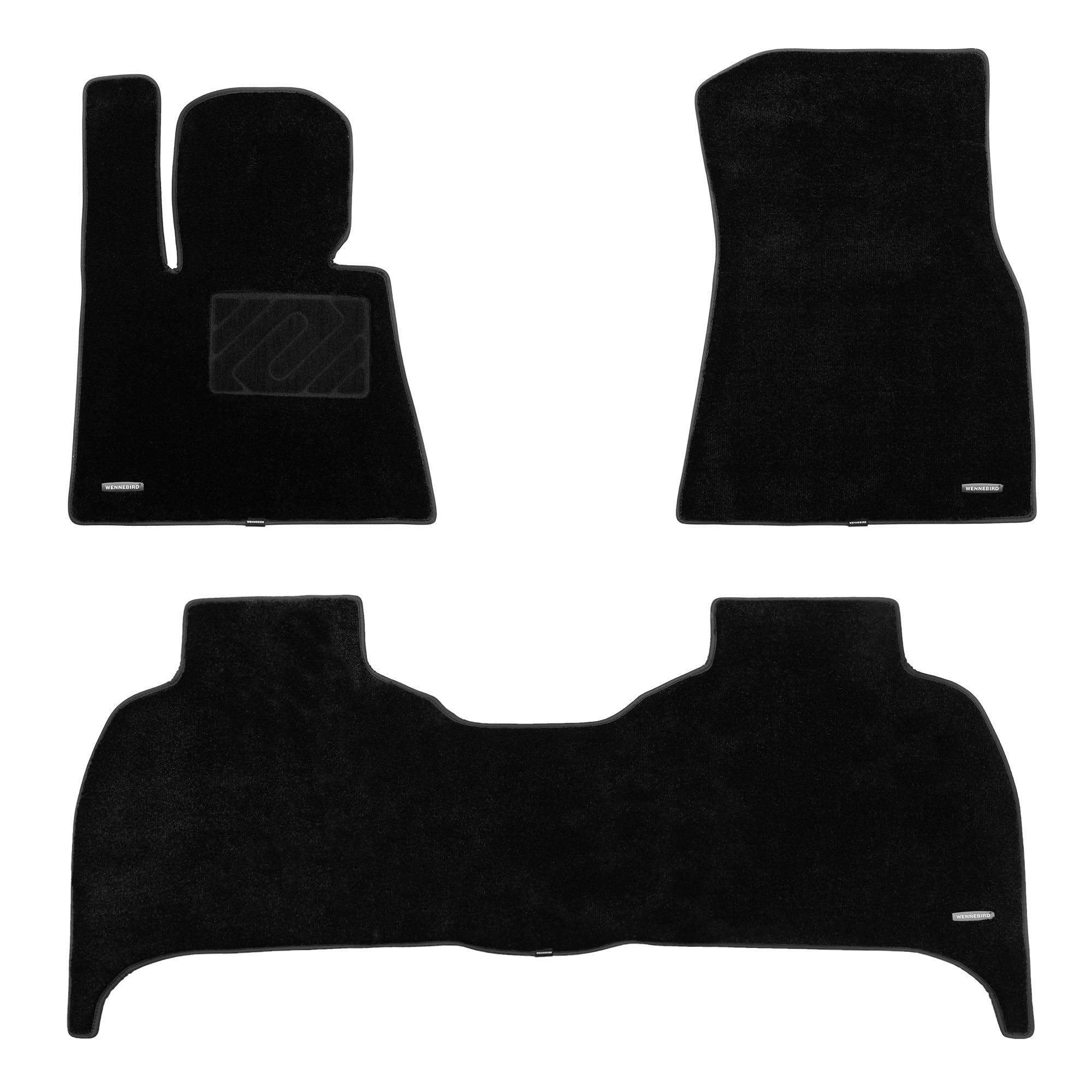 WENNEBIRD Superior Carpet Floor Mats for 2020-2024 BMW X5, X5M, Premium All Weather Anti-Slip Waterproof Floor Liners, 0.6 Inch Thickness Rugs - 3pc