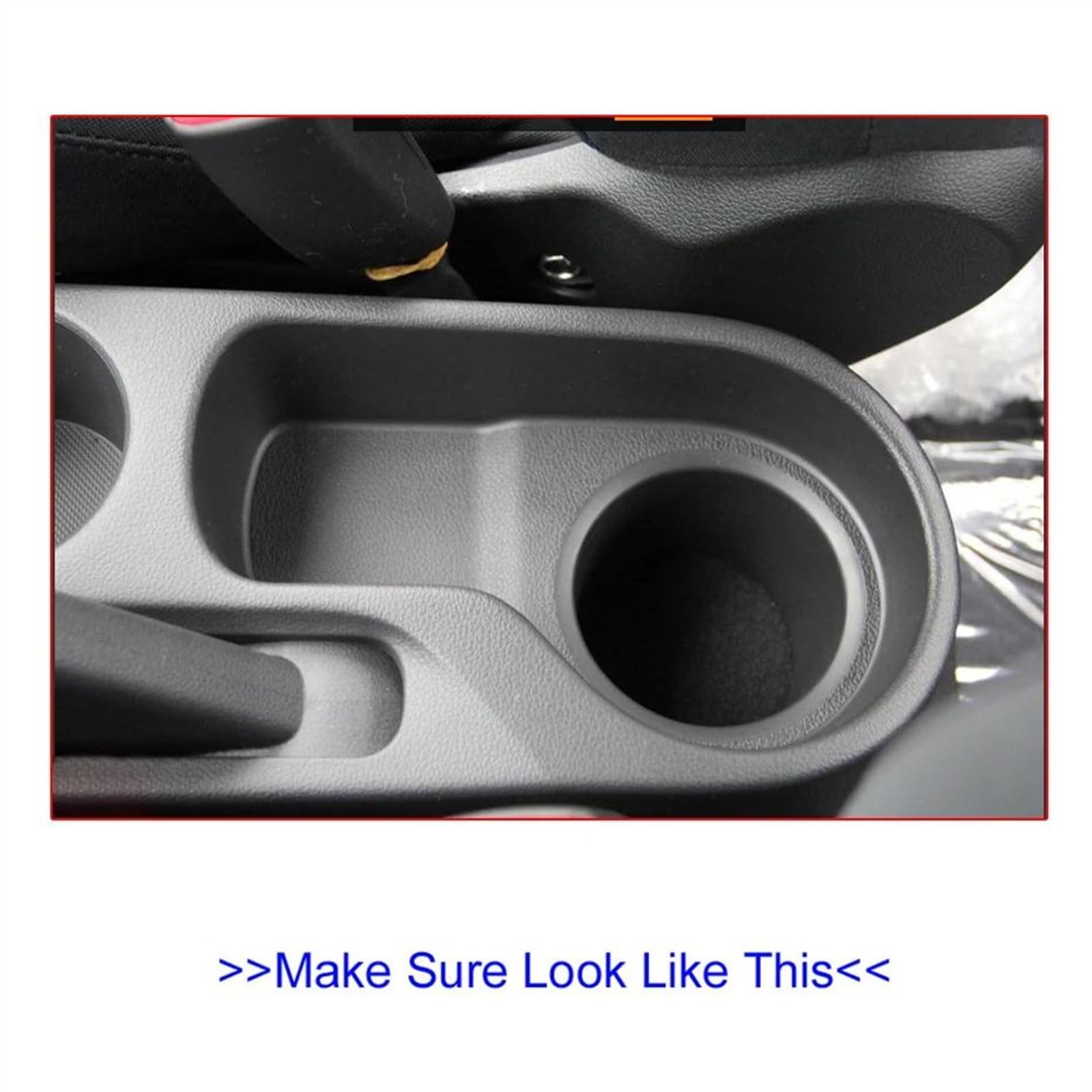 Pudełko na podłokietniki do Hyundai Accent (czarne) (czerwone)