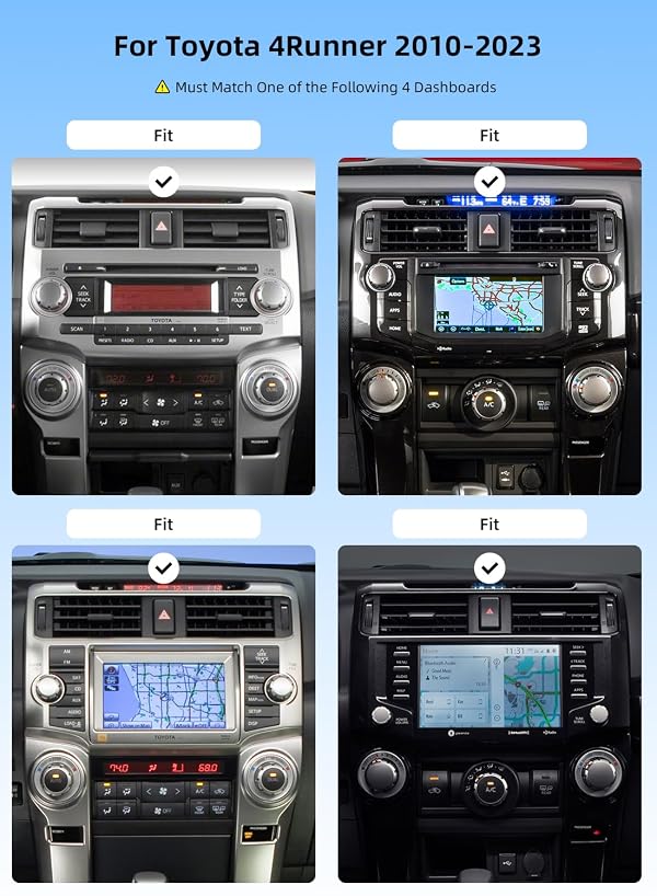 Dasaita Snapdragon Head Unit for Toyota 4Runner 2010-2023 with 9'' Screen by dasaita - Used condition - Image 4