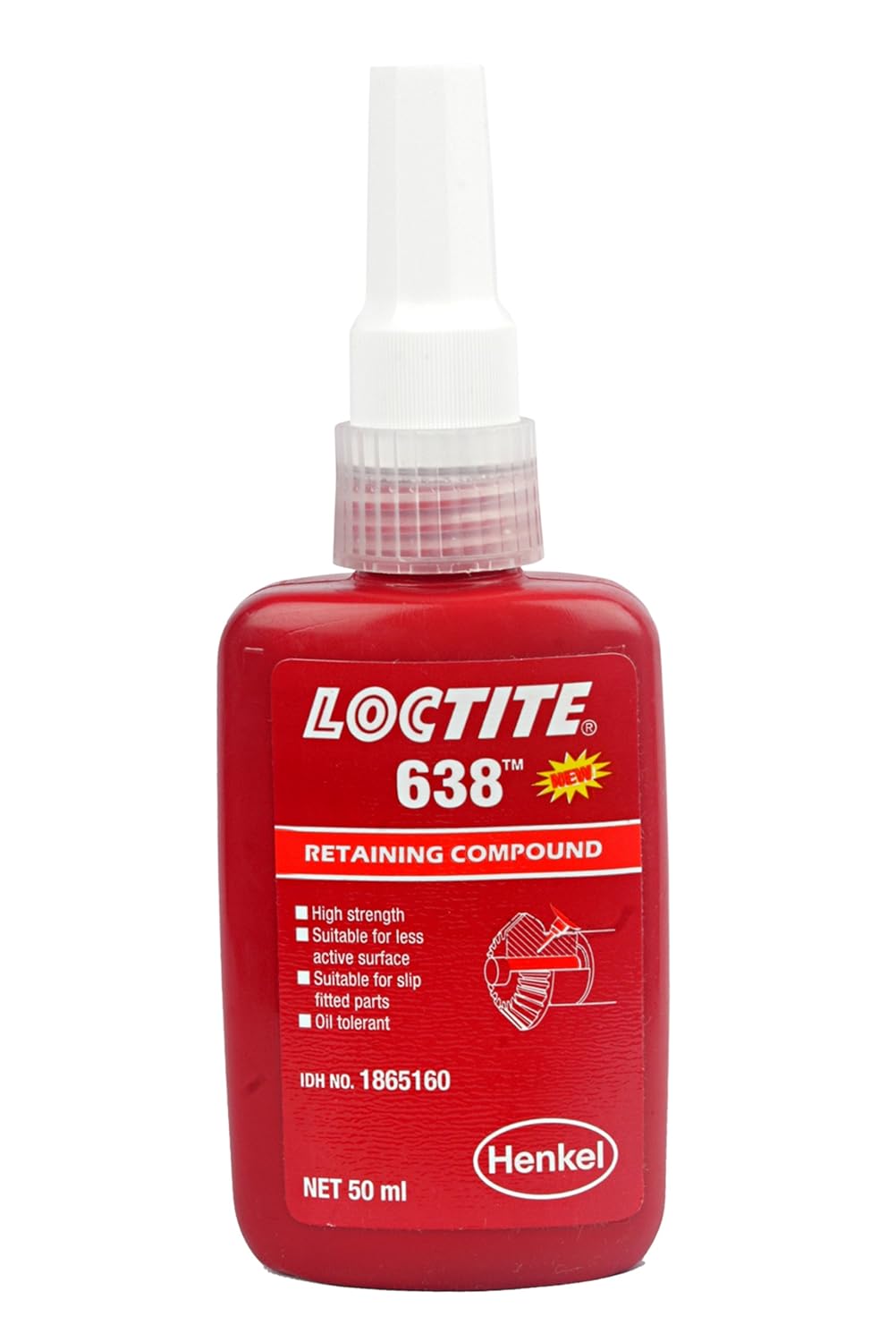 Loctite 638 High Strength Retaining Compound, 50 Ml Bottle Amazon.in Industrial & Scientific