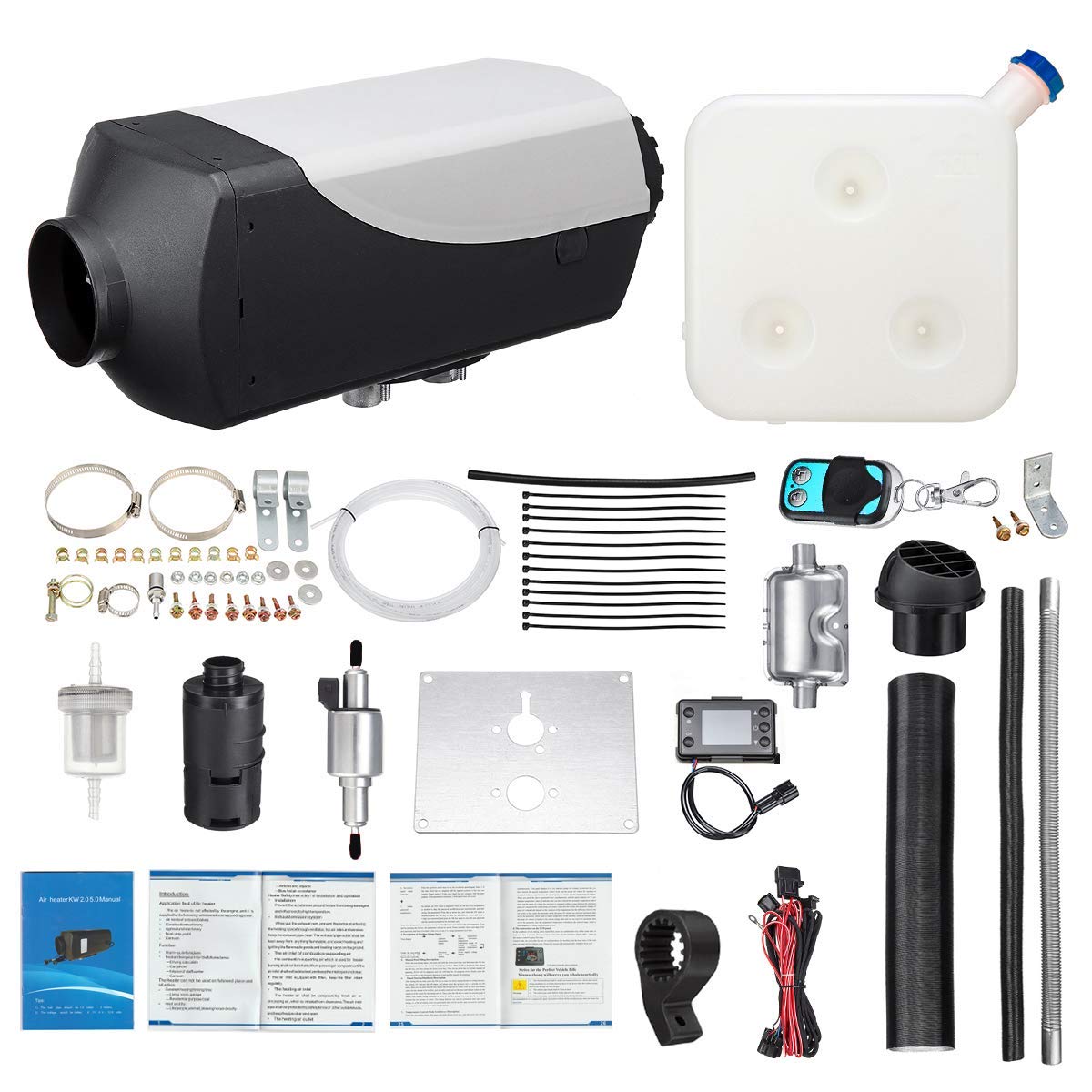 POEO 5KW Diesel Air Heater 12V Parking Heater for Truck, Boat, Car Trailer, Touring Car, Campervans