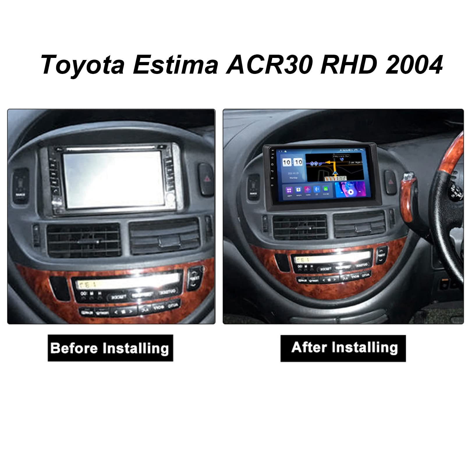Amazon | Android 11 カーナビ トヨタエスティマ ACR30 RHD 2004