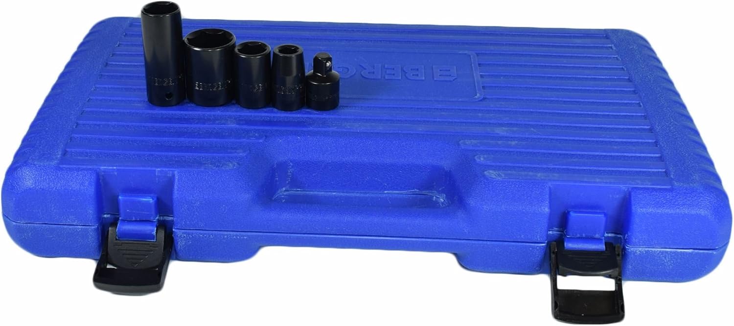 3/8" Drive Deep 1/2" Shallow Metric And Imperial SAE AF Sockets 37pc Bergen