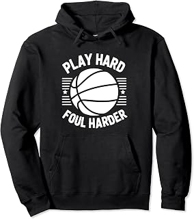 Hoops Player - Streetball Bball Basketball Fouls Pullover Hoodie