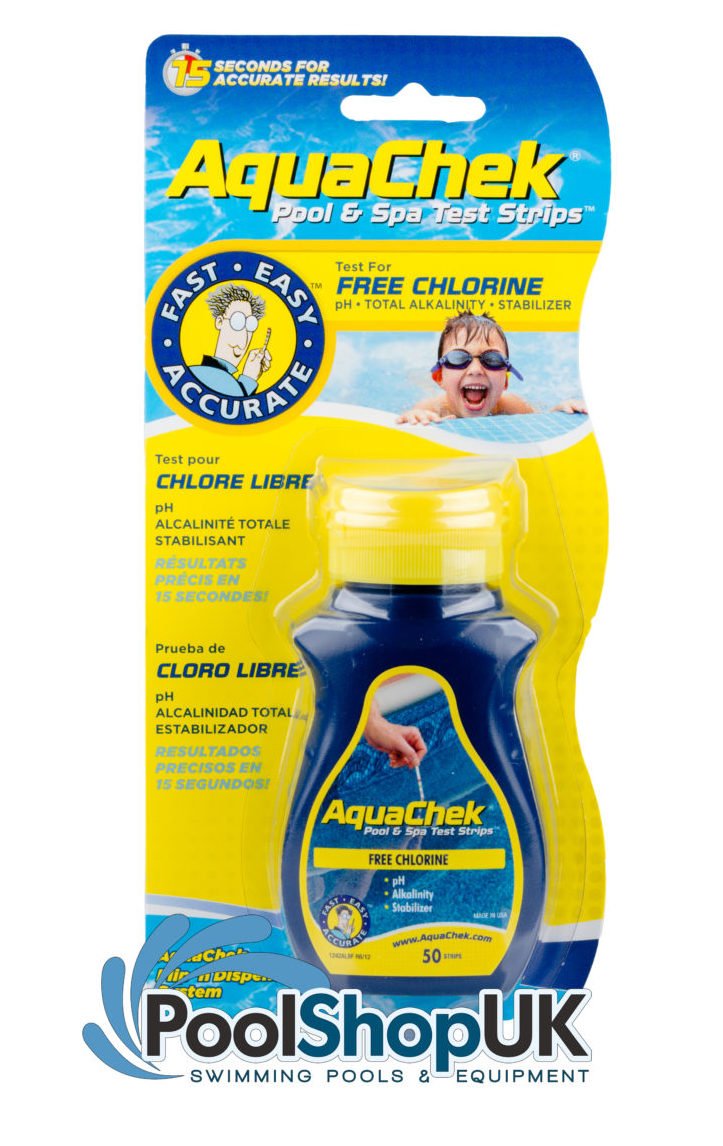 Swimming Pool & Spa 4 Way Test Strips Aquacheck