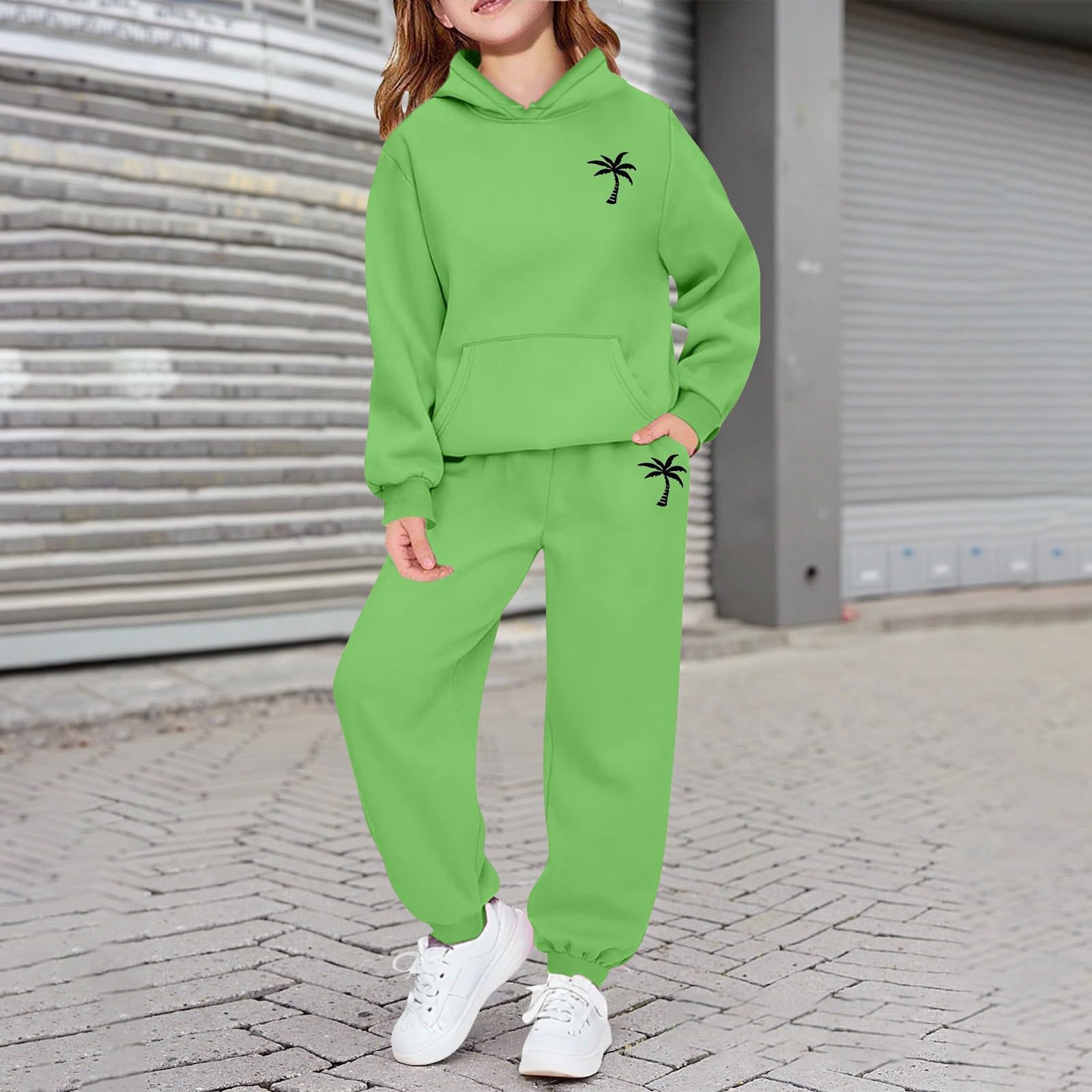 WWricotta Set bambino felpa con stampa leone e pantaloni jogging, grigio, look selvaggio